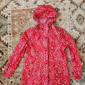 Joules red ladies raincoat size US 4